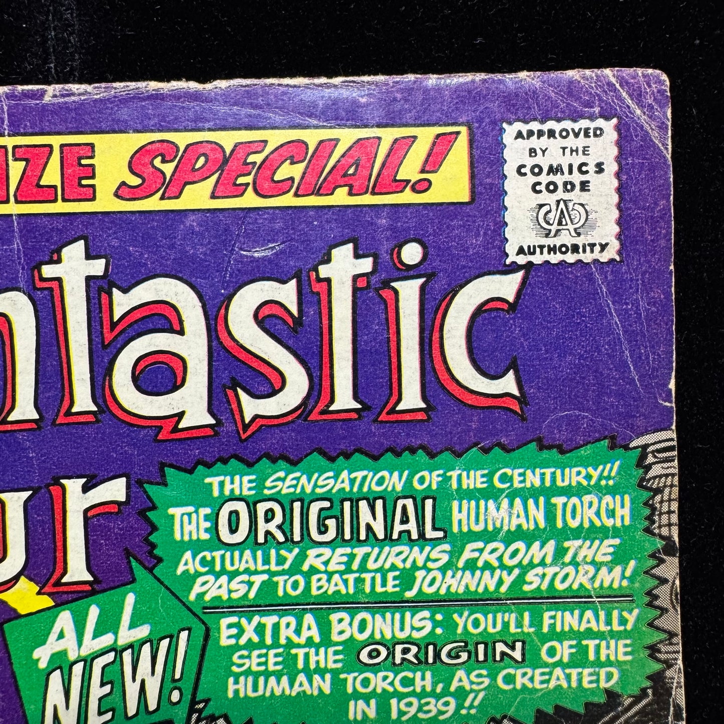 Fantastic Four Annual 4 - Origin Of Human Torch - Silver Age Marvel Comics 1966