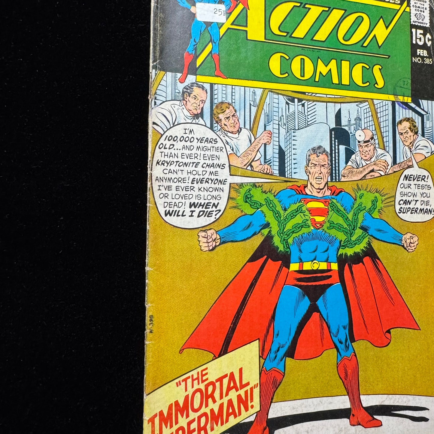 Action Comics 385 - Silver Age Dc Comics 1969