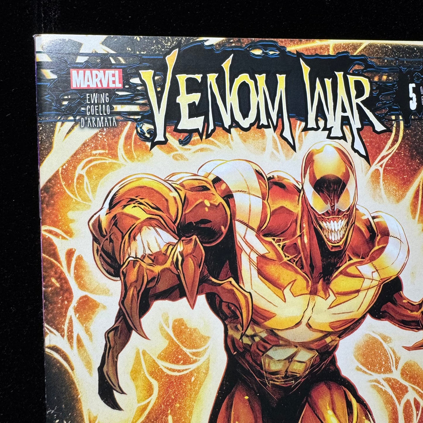 Venom War 5 - 1st Appearance Of Eganrac - Modern Age Marvel Comics 2024