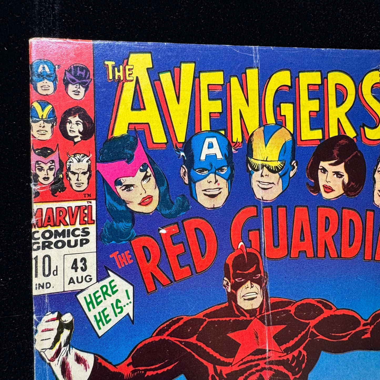 Avengers 43 - 1st Appearance Of The Red Guardian - Silver Age Marvel Comics 1967