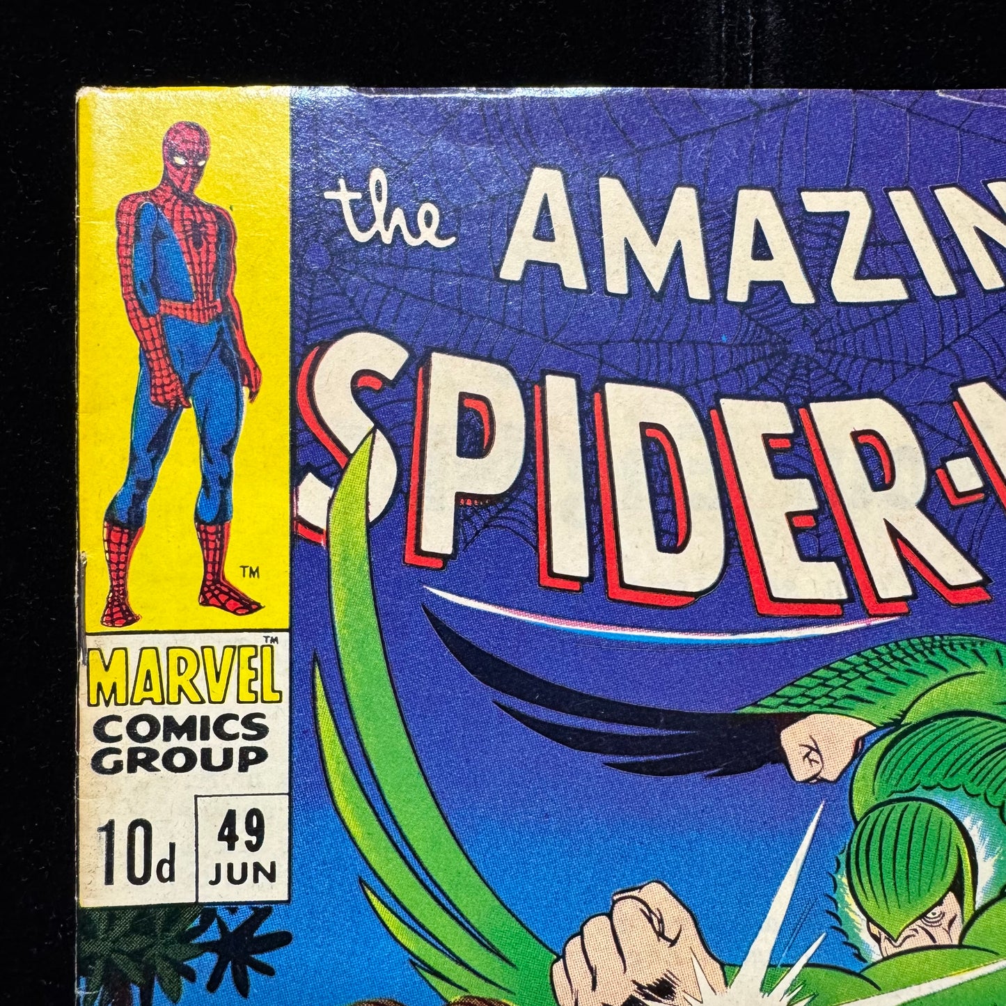 Amazing Spider-Man 49 - John Romita Sr Classic Cover - Silver Age Marvel 1967