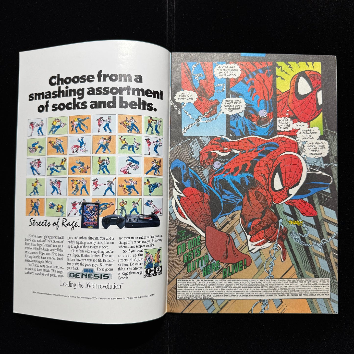 Spider-Man 17 - Thanos Cover - Copper Age Marvel Comics 1991