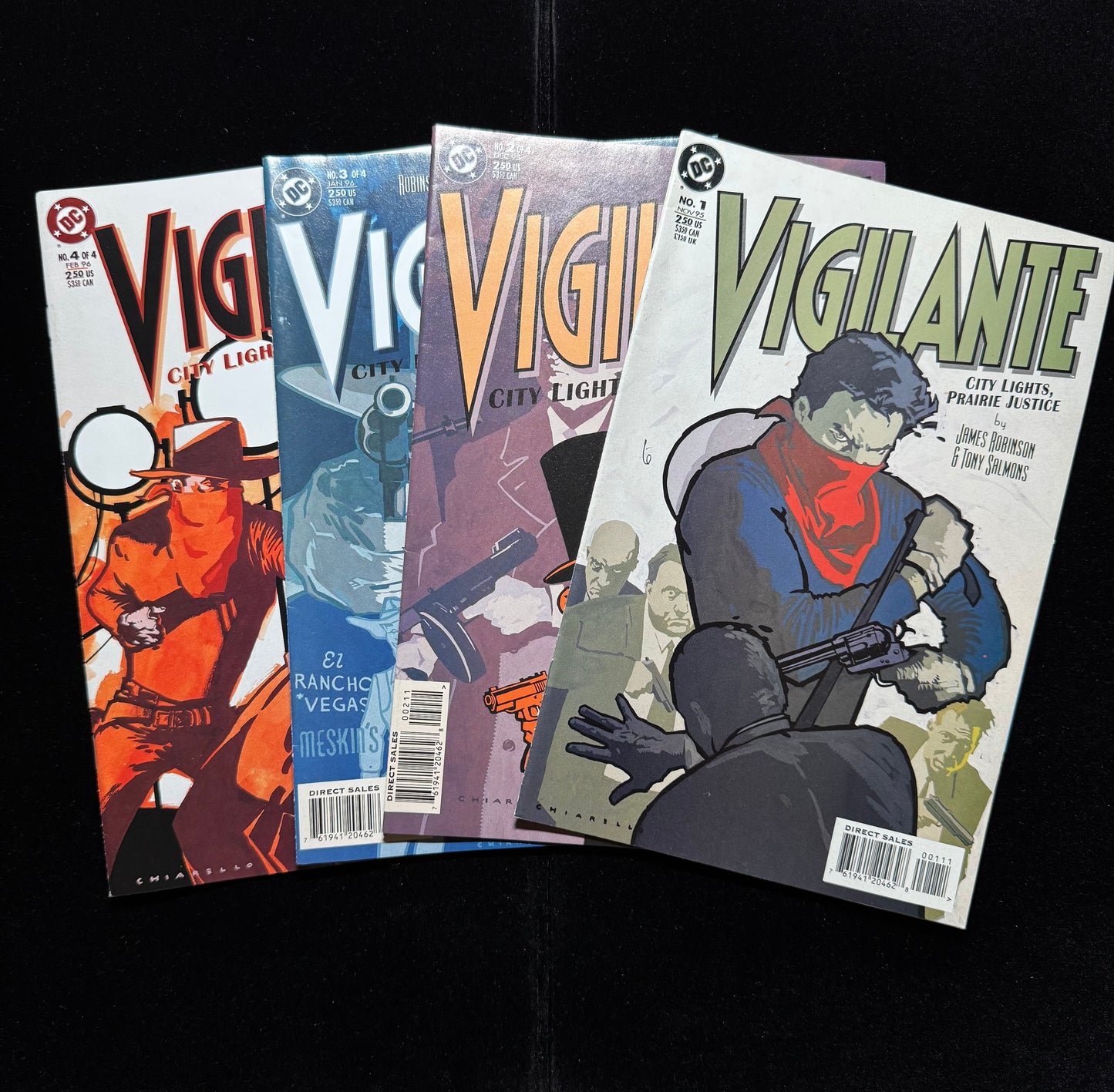 Vigilante: City Lights, Prairie Justice 1-4 - Full Set - Modern Age Dc 1995