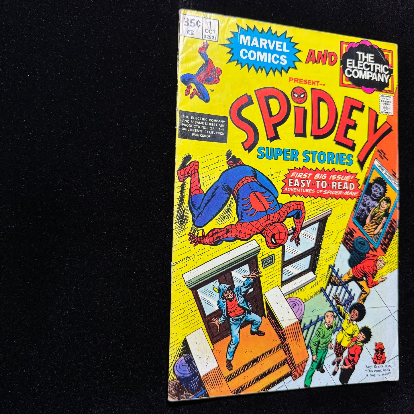 Spidey Super Stories 1 - Origin Of Spider-Man Retold - Bronze Age Marvel 1974