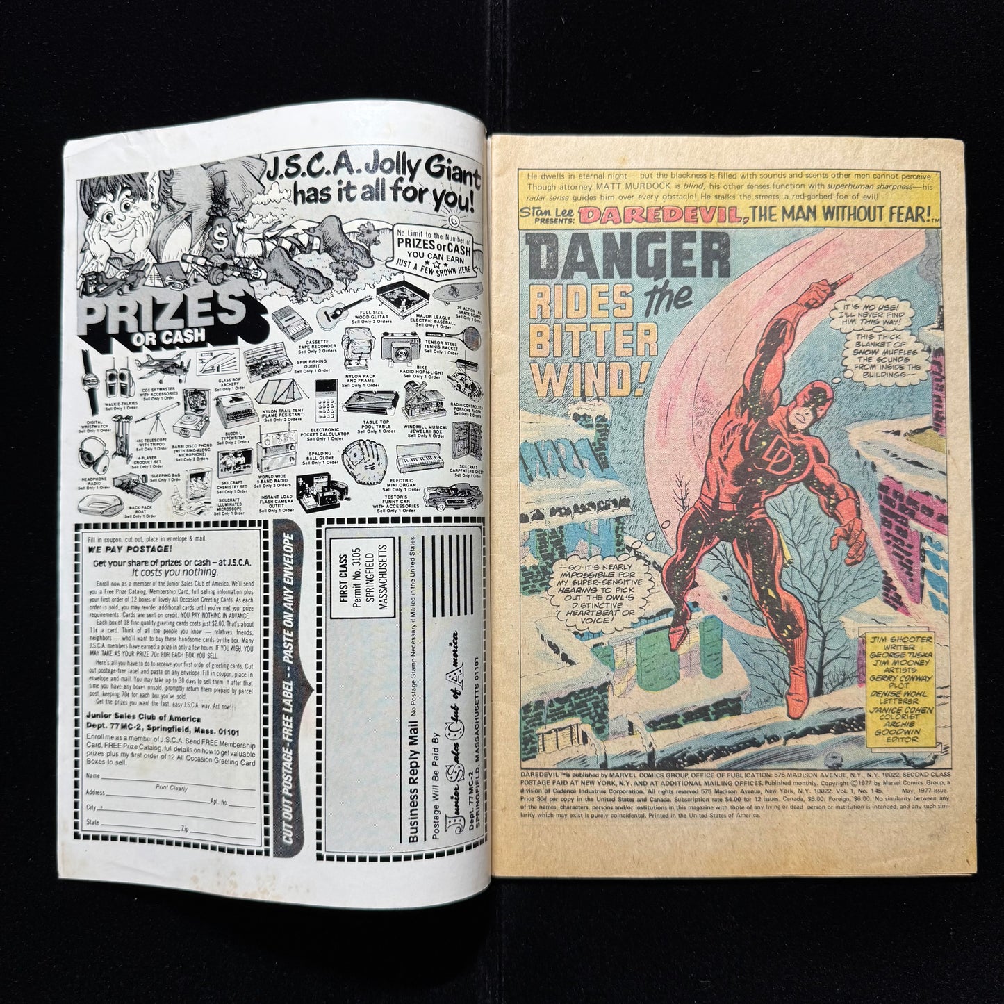 Daredevil 145 - Bronze Age Marvel Comics 1977