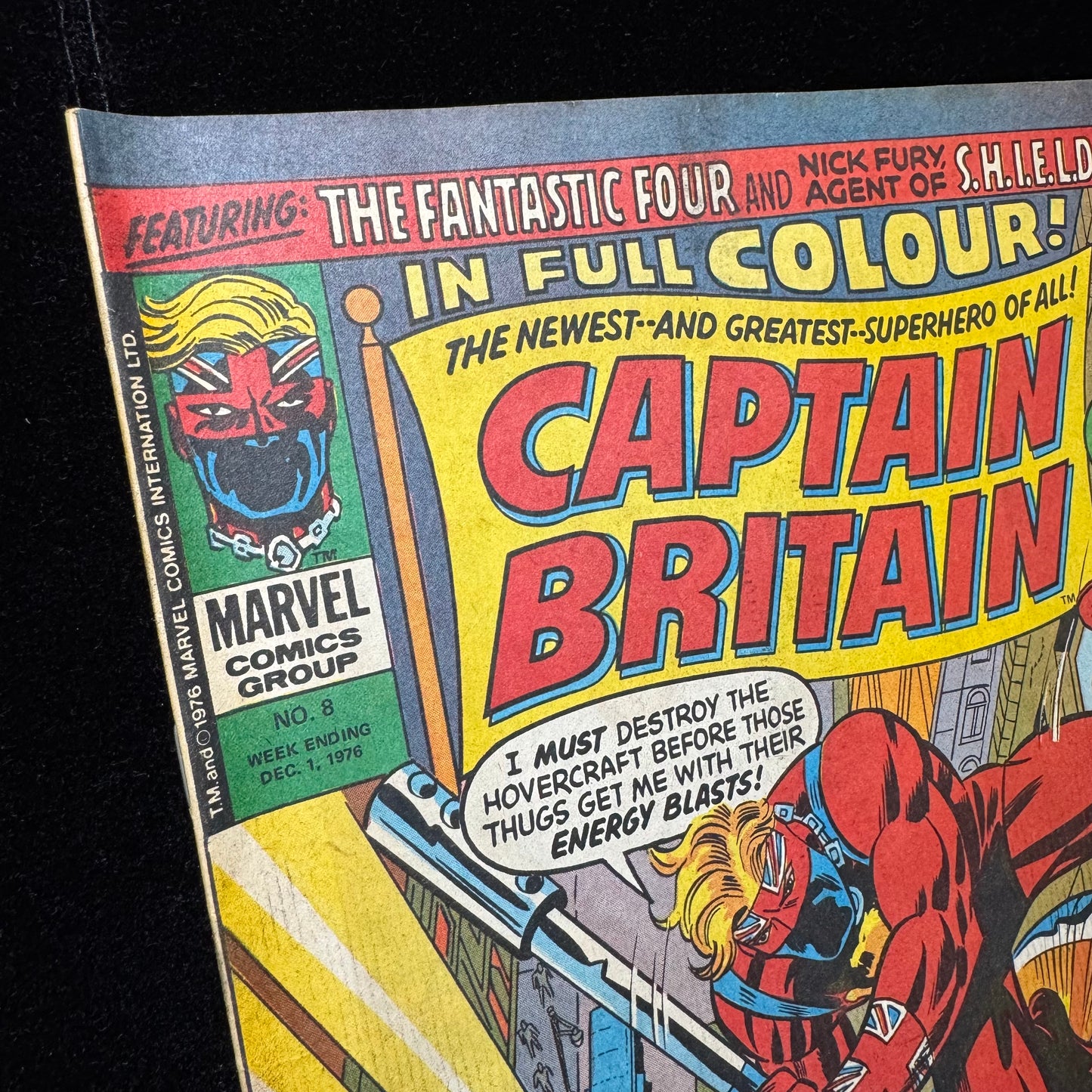 Captain Britain 8 - 1st App Of Betsy Braddock - Bronze Age Marvel Comics 1976