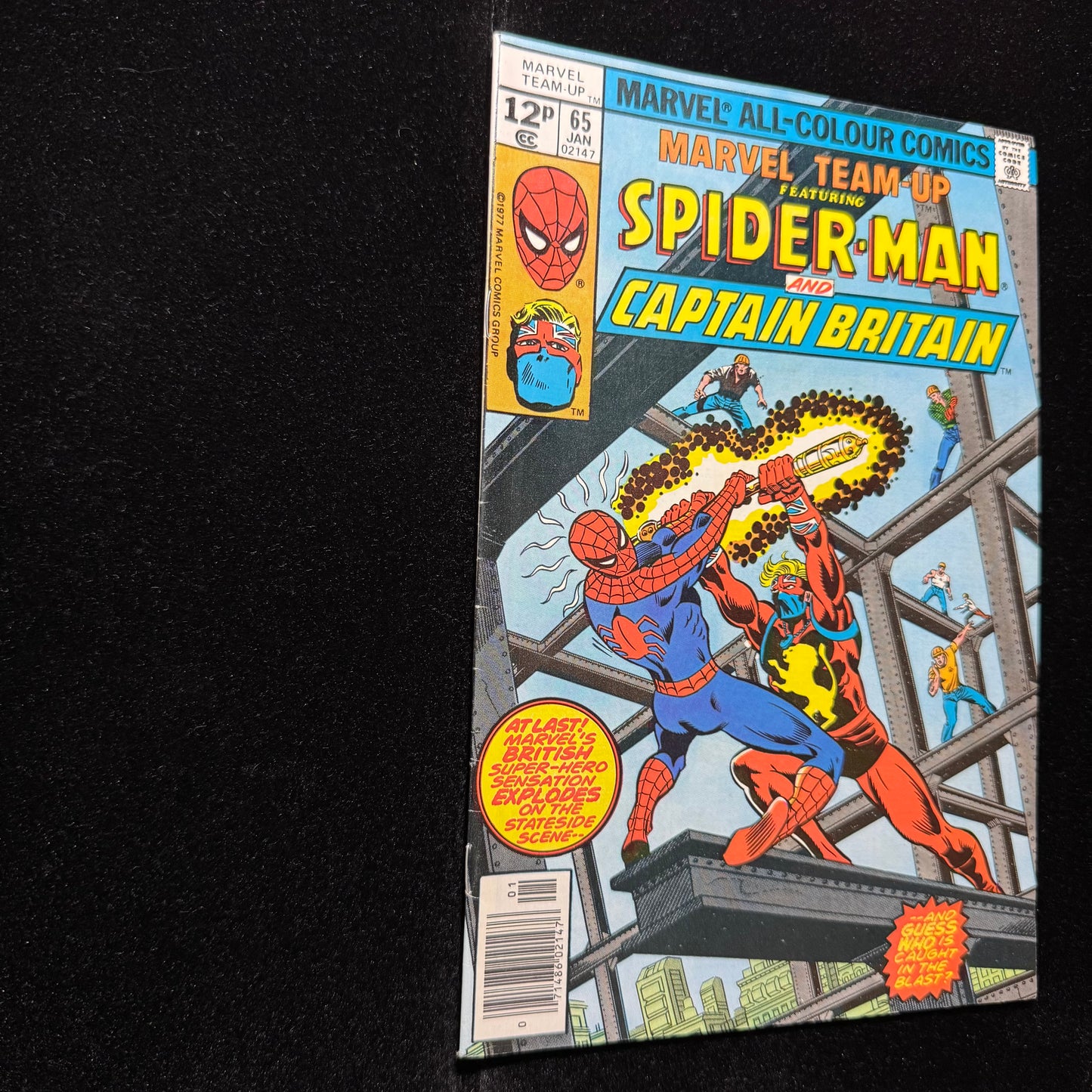 Marvel Team Up 65 - 1st App Of Cap Britain In US Comics - Bronze Age Marvel 1978