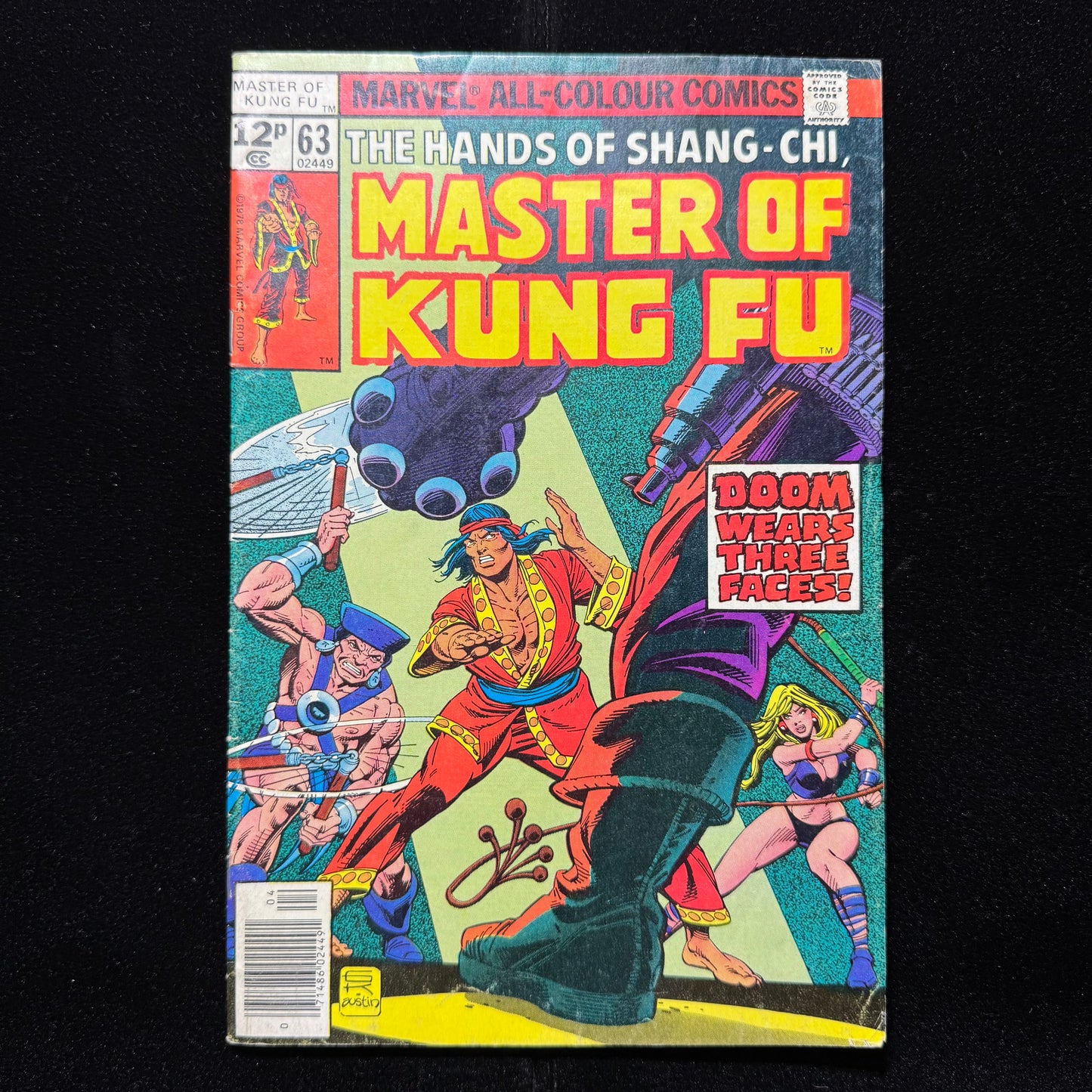 Master Of Kung Fu 63 - 1st App Of Kogar - Bronze Age Marvel Comics 1978