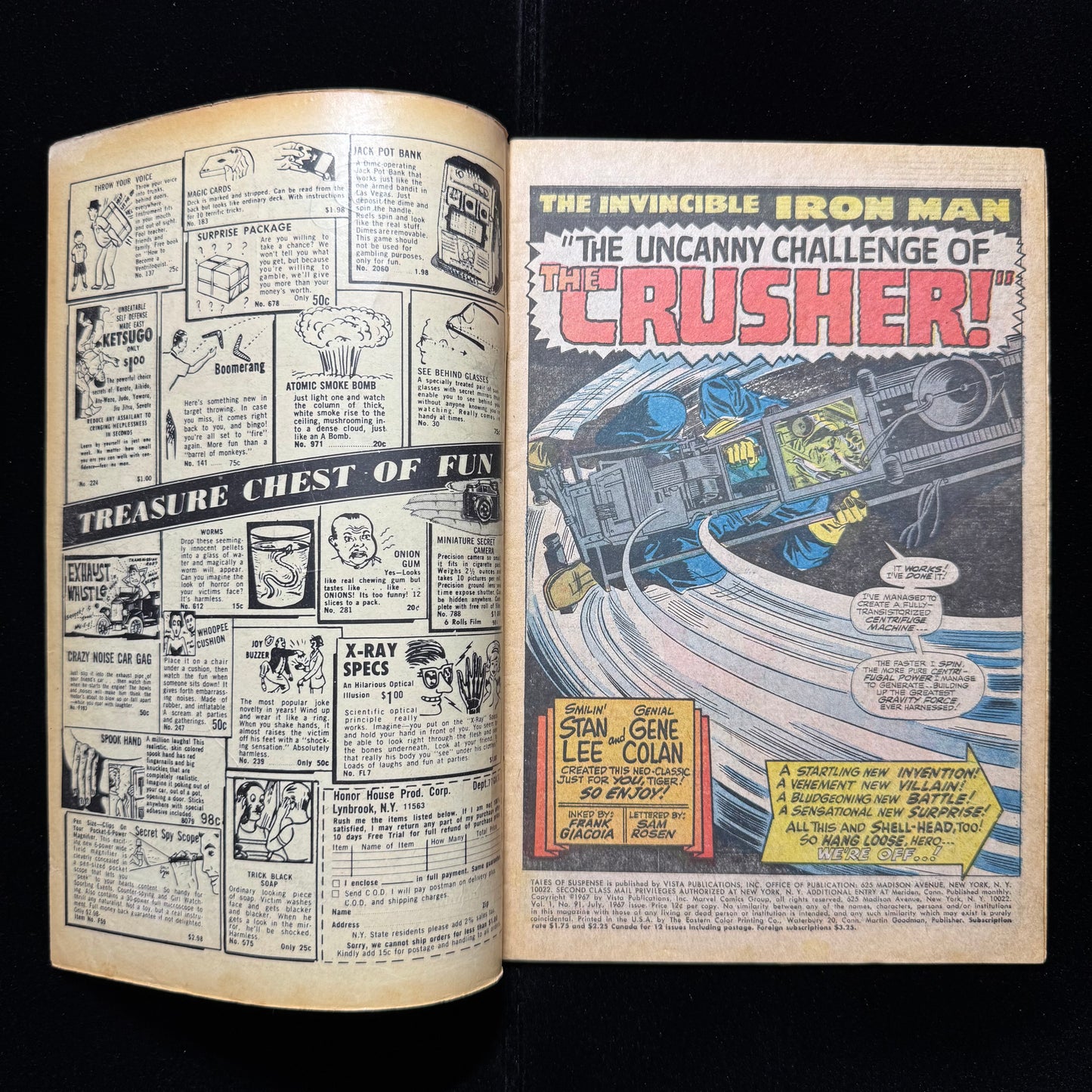 Tales Of Suspense 91 - Silver Age Marvel Comics 1967