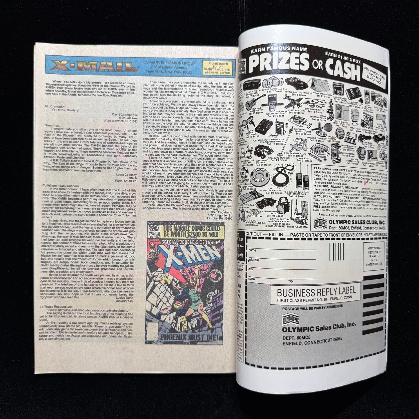 X-Men Annual 4 - Origin Of Nightcrawler - Bronze Age Marvel Comics 1980