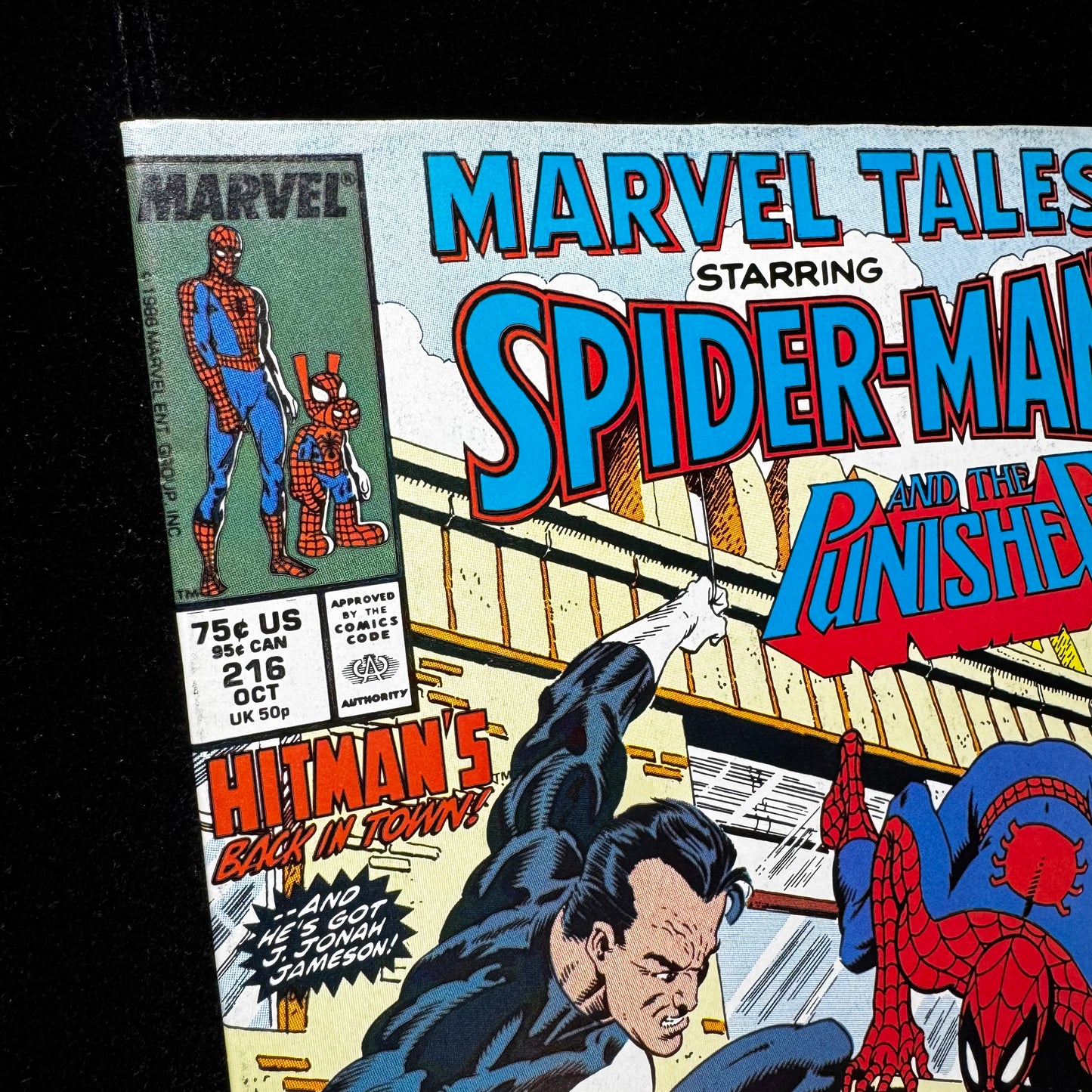 Marvel Tales 216 - Mike Zeck Cover Art - Copper Age Marvel Comics 1988