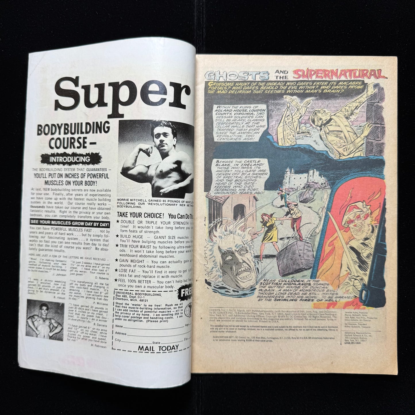Ghosts 52 - Bronze Age Dc Horror Comics 1977