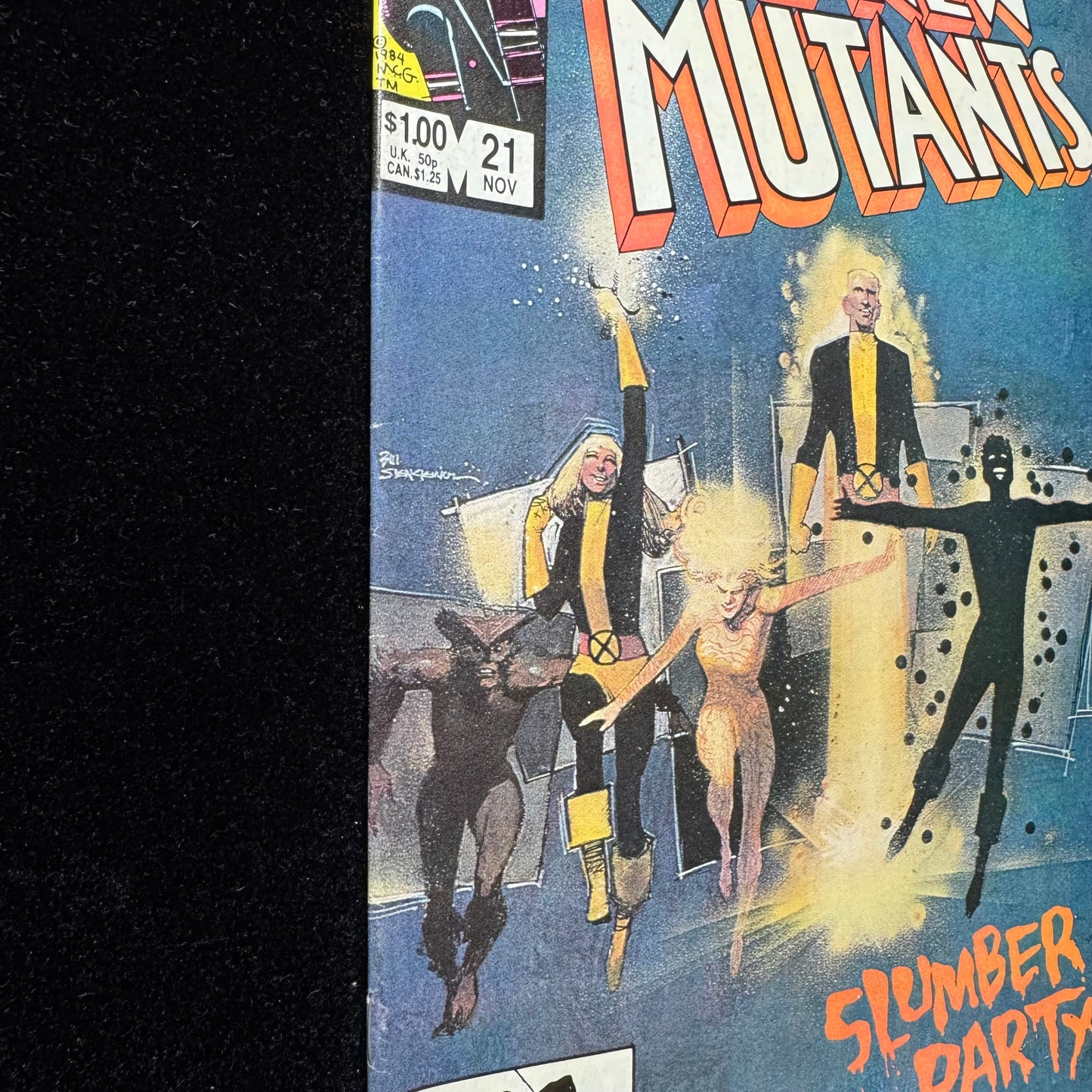 New Mutants 21 - 1st Full Appearance Of Warlock - Copper Age Marvel Comics 1984