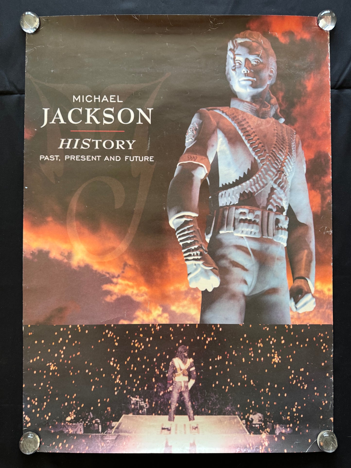 Michael Jackson HIStory - Original Promotional Poster - 33” x 23.5” - Rare 1995