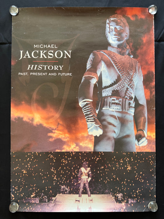Michael Jackson HIStory - Original Promotional Poster - 33” x 23.5” - Rare 1995