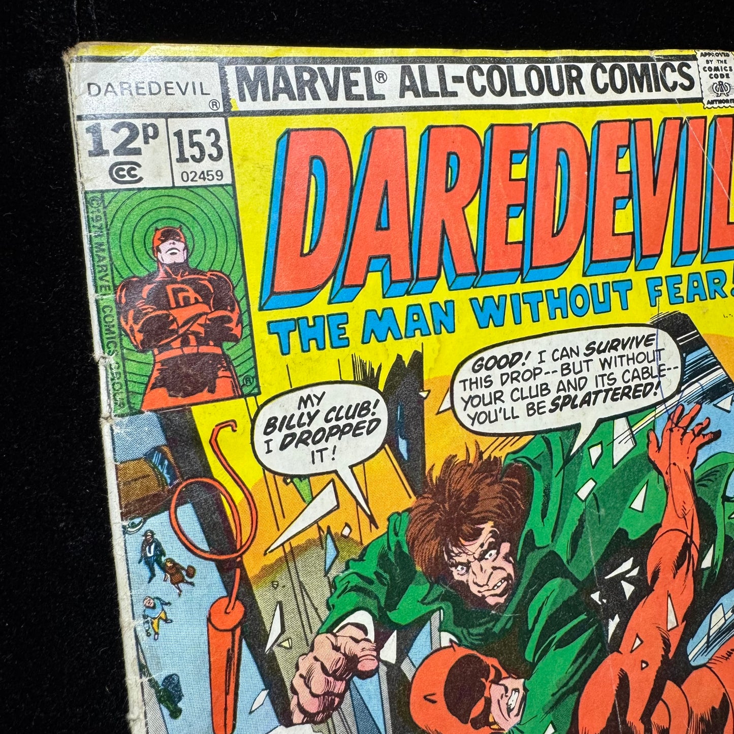 Daredevil 153 - 1st Appearance Of Ben Urich - Bronze Age Marvel Comics 1978