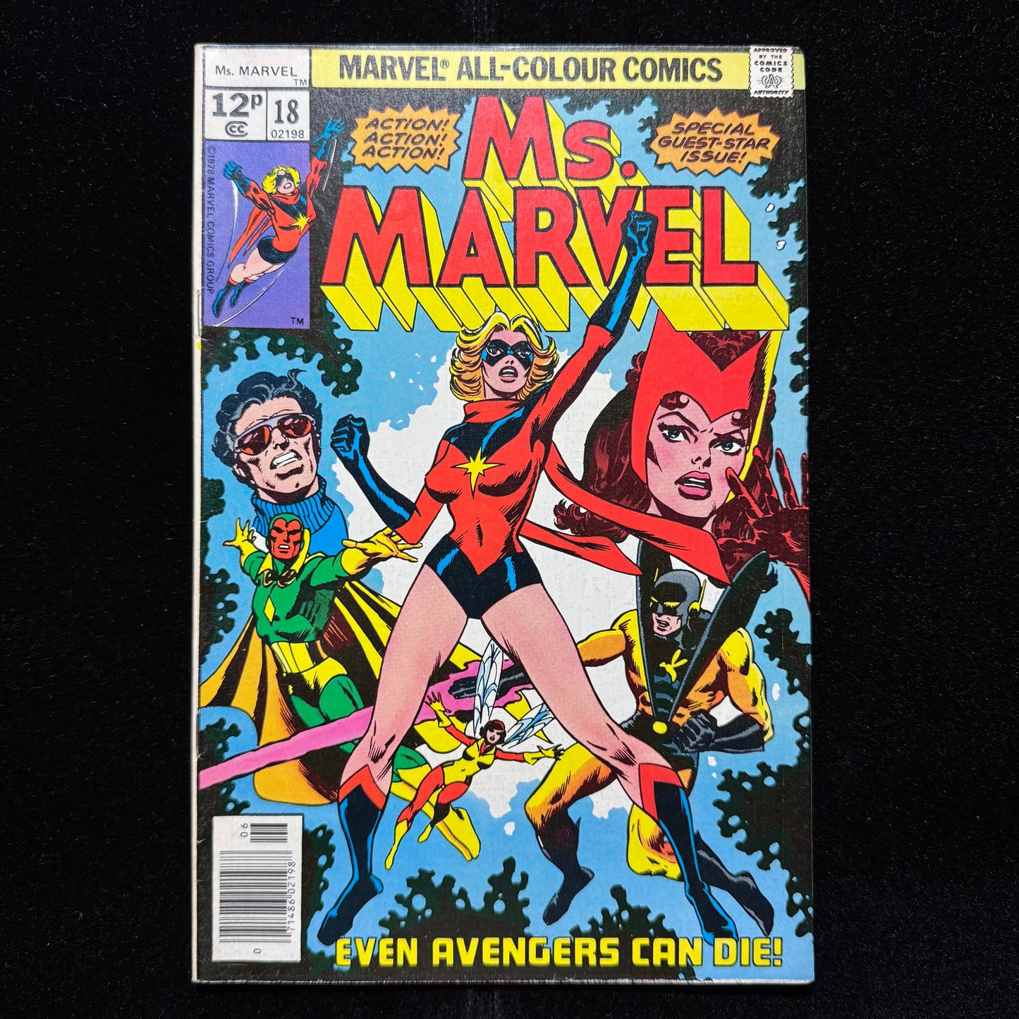 Ms Marvel 18 - 1st Full Appearance Of Mystique - Bronze Age Marvel Comics 1978