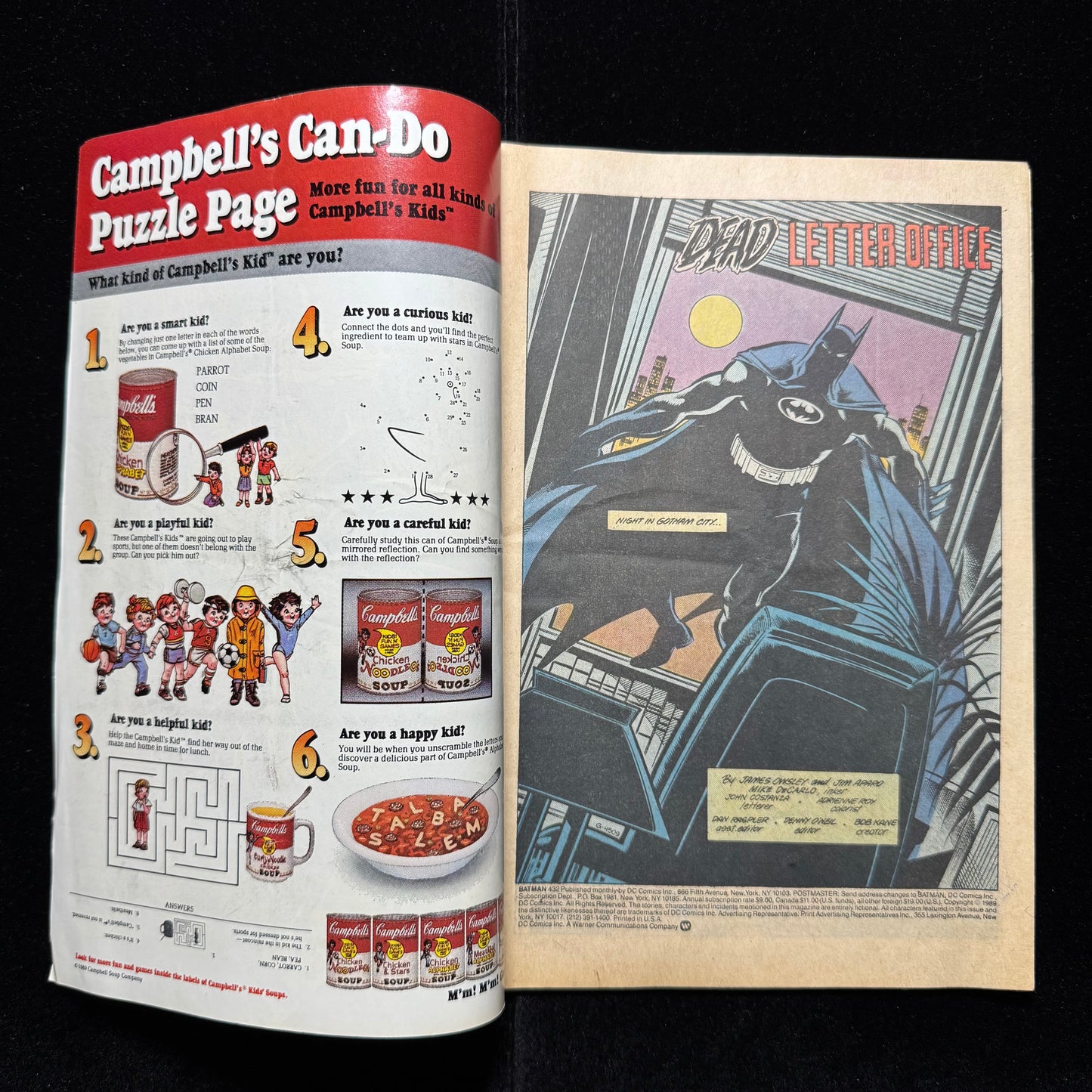 Batman 432 - Copper Age Dc Comics 1989