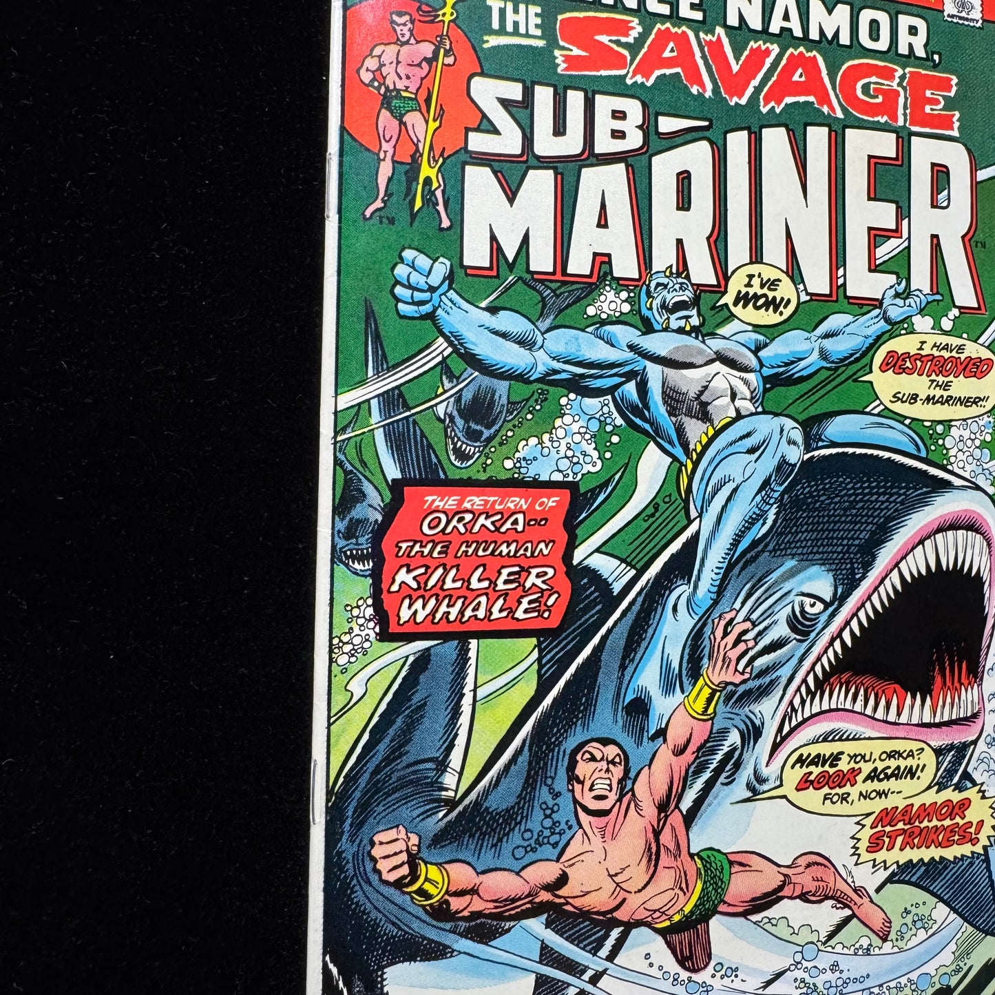 Sub-Mariner 66 - 1st Appearance Of Clay Wilson - Bronze Age Marvel Comics 1973