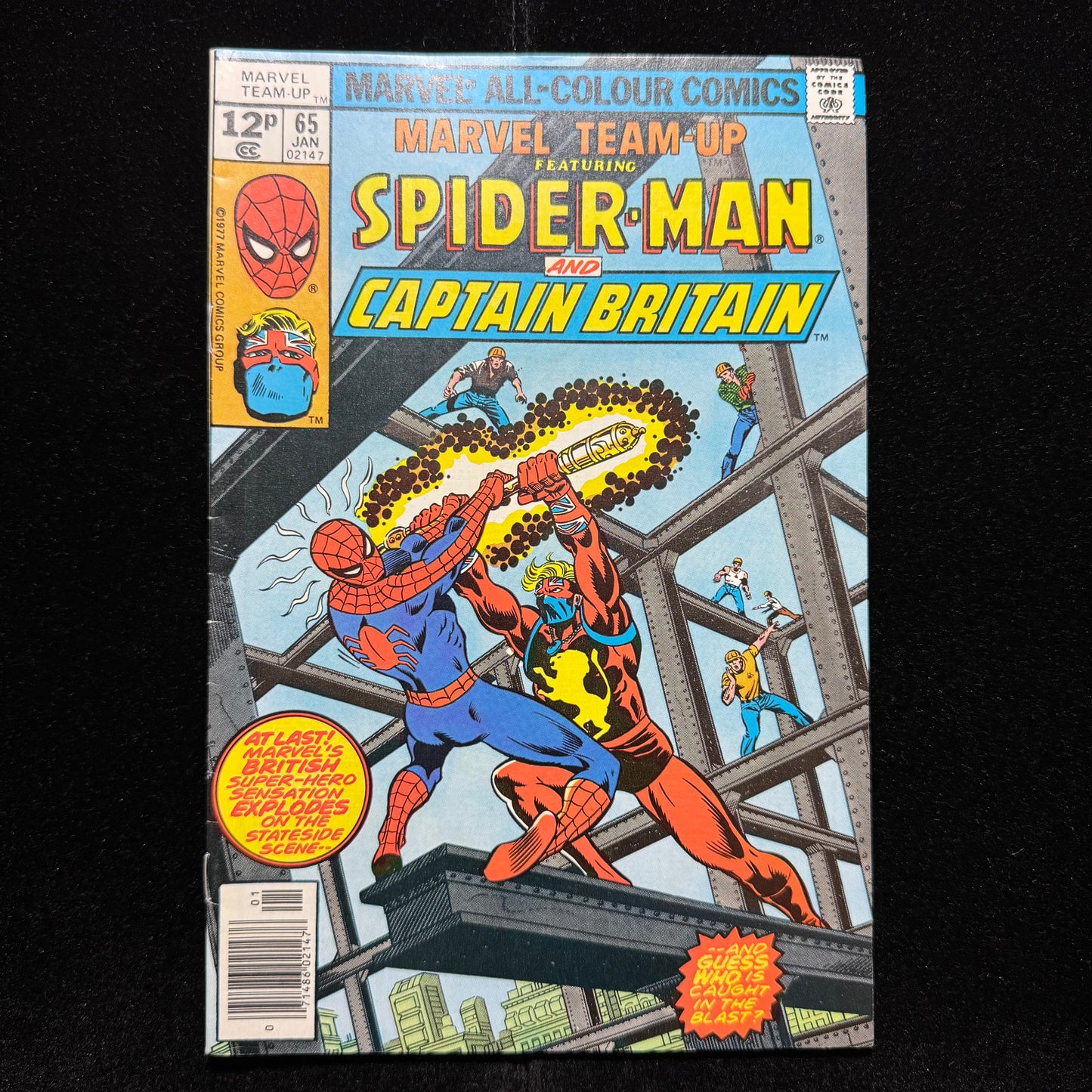 Marvel Team Up 65 - 1st App Of Cap Britain In US Comics - Bronze Age Marvel 1978