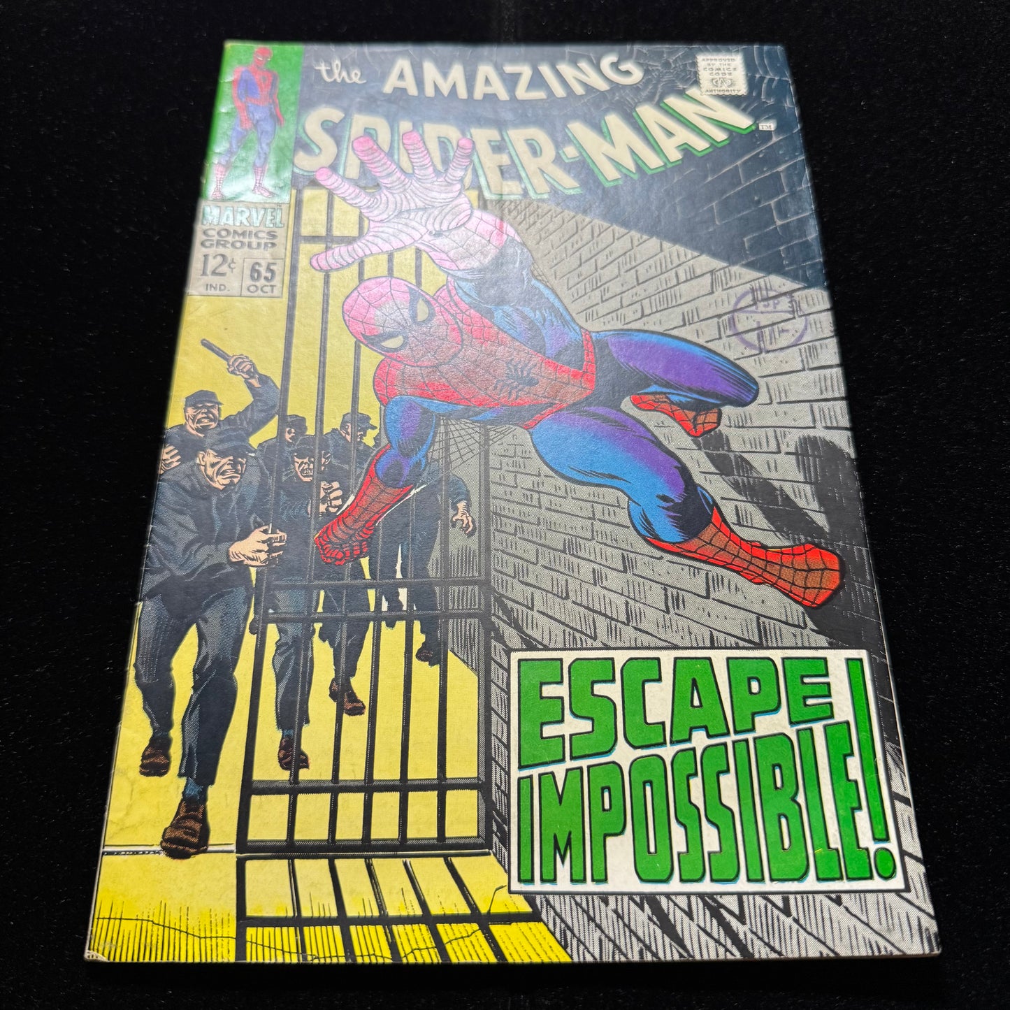 Amazing Spider-Man 65 - Stunning Romita Sr Cover - Silver Age Marvel Comics 1965
