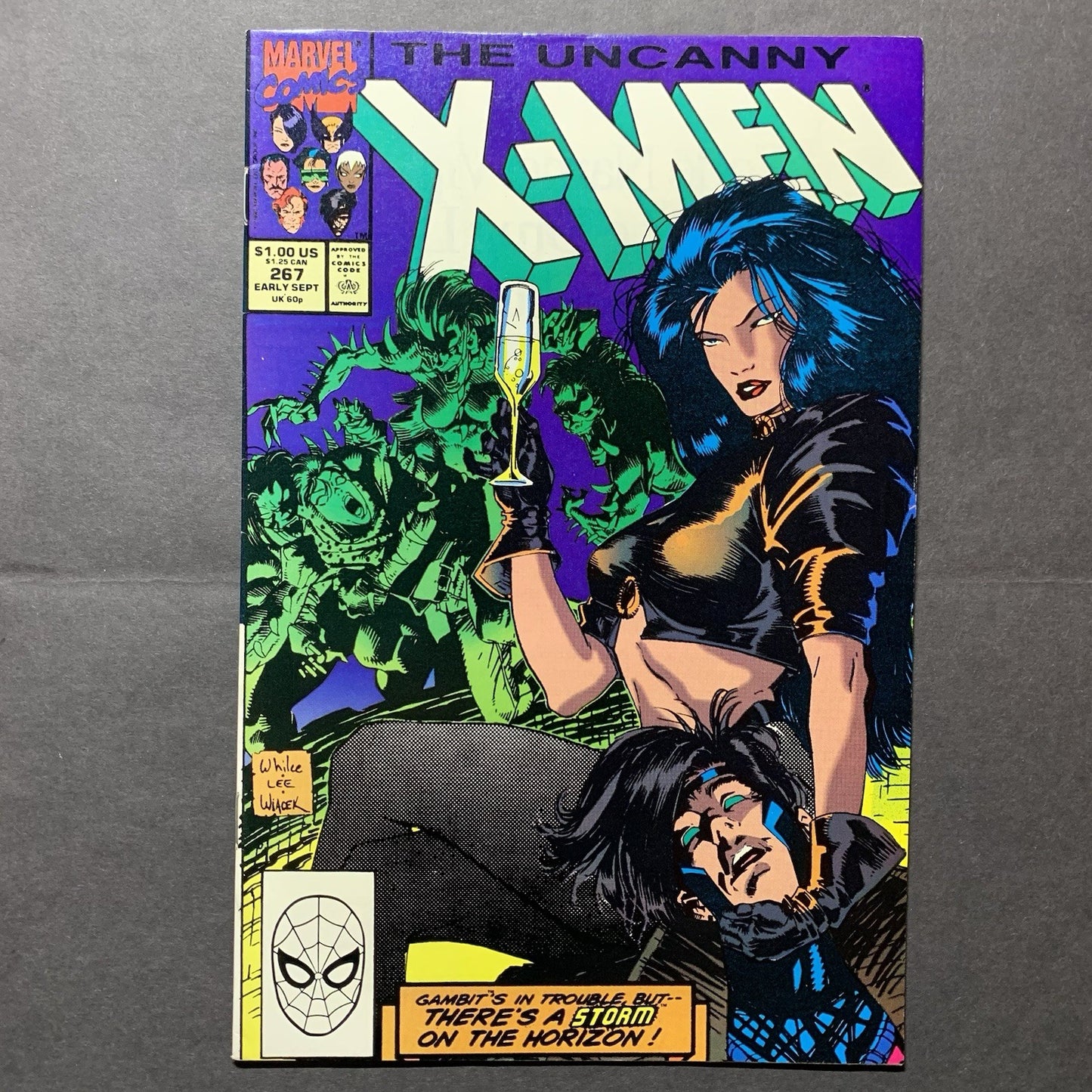 Uncanny X-Men 267 - 2nd App Gambit - Copper Age Marvel Comics 1990