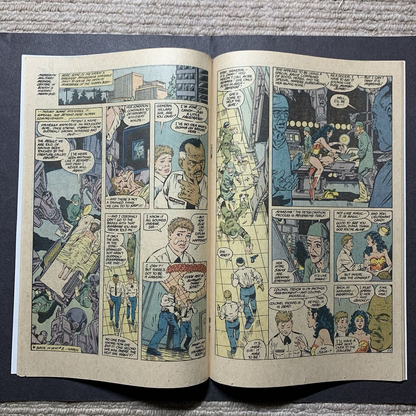Wonder Woman 7/ Copper Age Dc Comics 1987/ 9.4