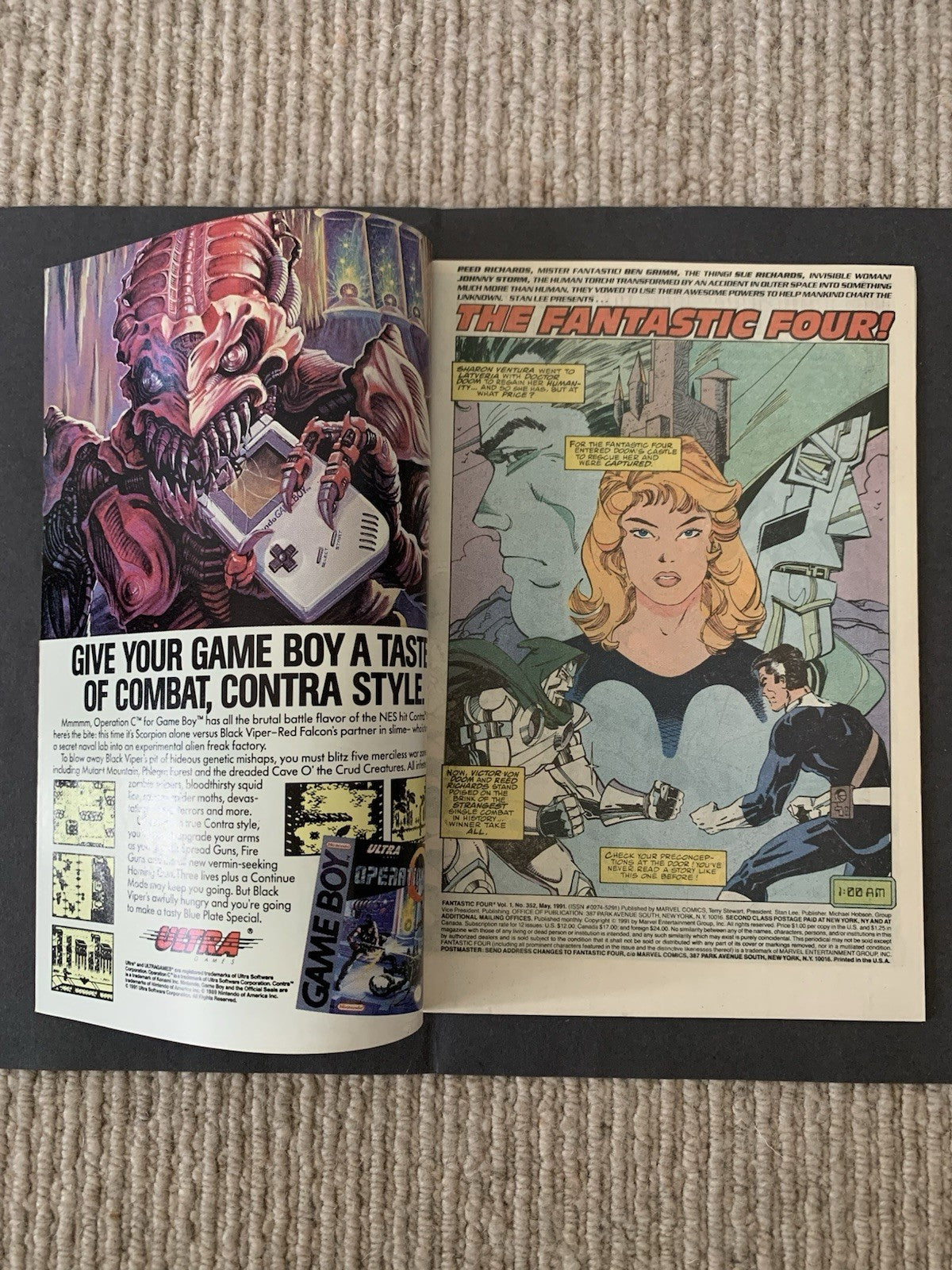 Fantastic Four 352/ Copper Age Marvel Comics 1991/ High Grade