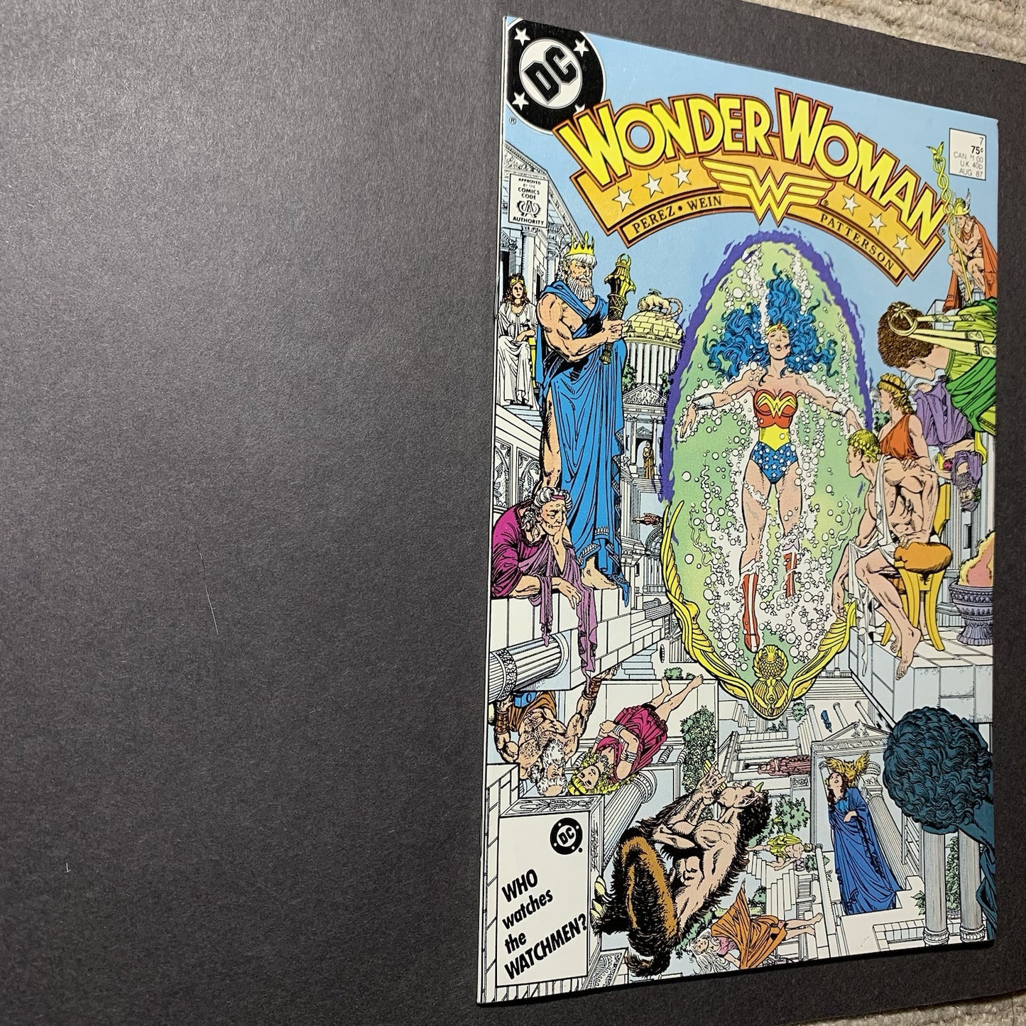 Wonder Woman 7/ Copper Age Dc Comics 1987/ 9.4